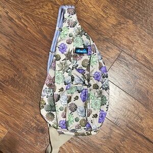 KAVU Rope Sling Bag - Succulents print